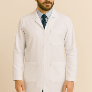 Jaleco Zíper e 3 bolsos